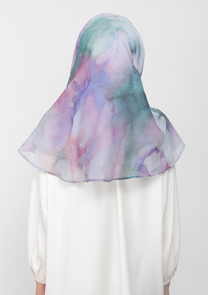 Cloudy Pastel - Instant Hijab With Inner