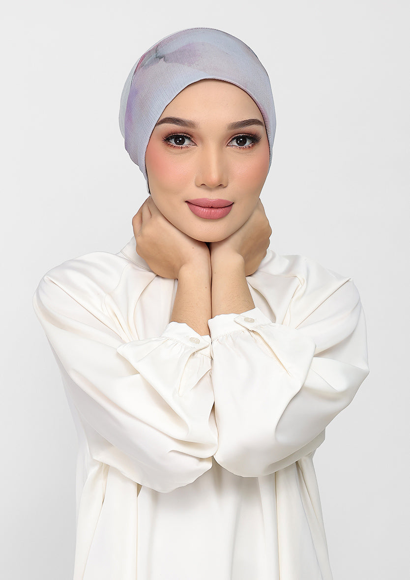 Cloudy Pastel - Instant Hijab With Inner