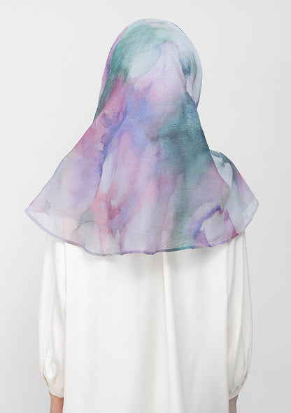 Cloudy Pastel - Instant Hijab With Inner