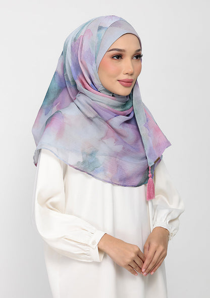 Cloudy Pastel - Instant Hijab With Inner