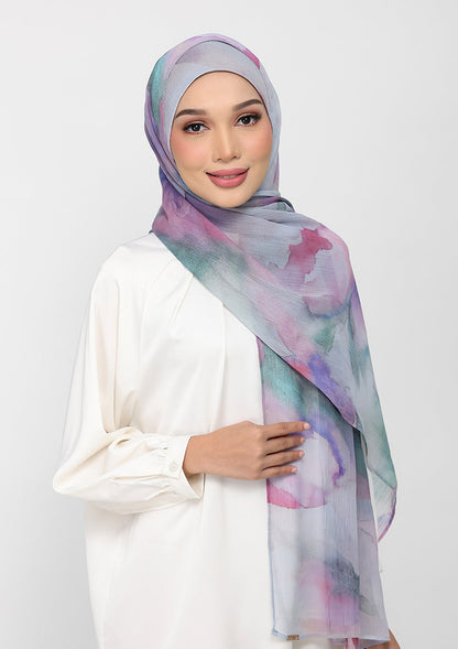 Cloudy Pastel - Instant Hijab With Inner